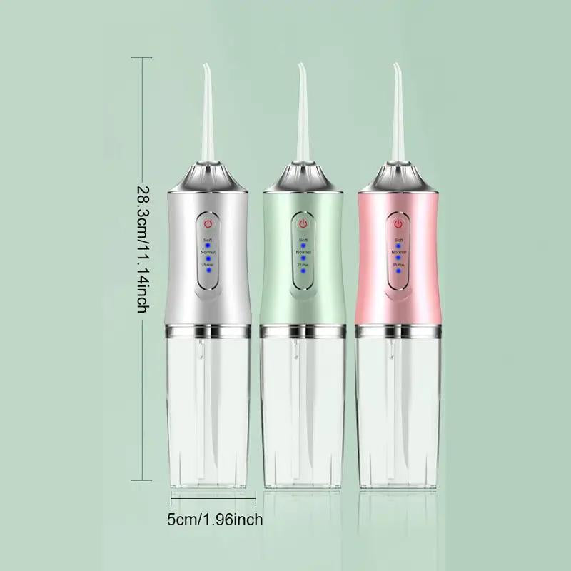 Electric Water Flosser, Portable Rechargeable Oral Irrigator with 4Pcs Multifunctional Nozzle for Home & Travel, Personal Oral Care Appliance, Winter & New Year Gift, Stocking Fillers, Thanksgiving Gift, Valentine'S Day Gift, Electric Teeth Cleaner